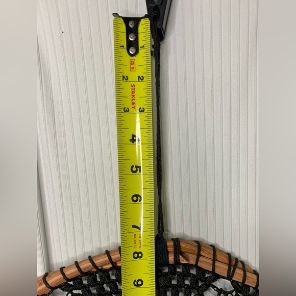 Black Macrame / Crocheted Dream Catcher With Wooden Grapevine Hoop - Hand Made - Picture 10 of 11